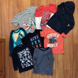 Boys size 5 shirt bundle